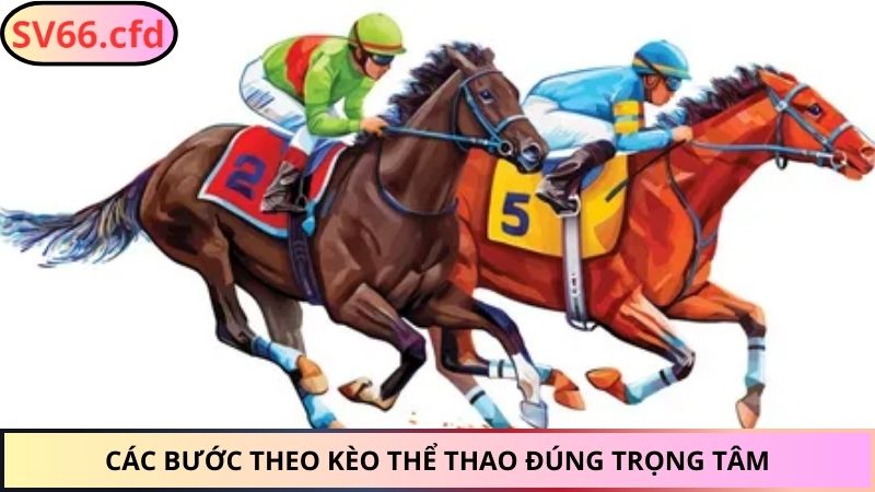 Các bước theo kèo thể thao đúng trọng tâm