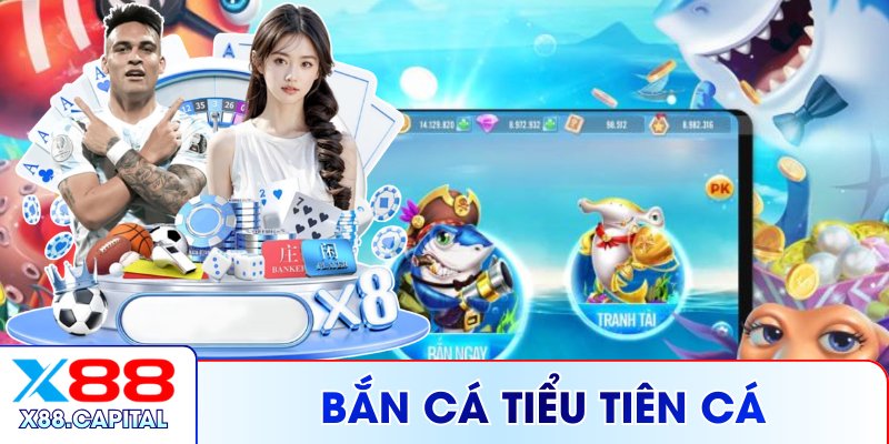 Bắn Cá Tiểu Tiên Cá X88 -  Săn Boss Nhận Xu Khổng Lồ