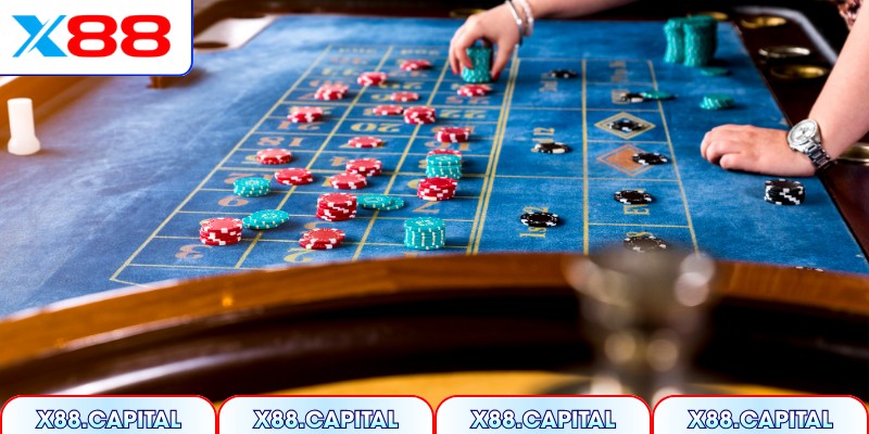 Roulette vòng quay kịch tính trong sảnh game 