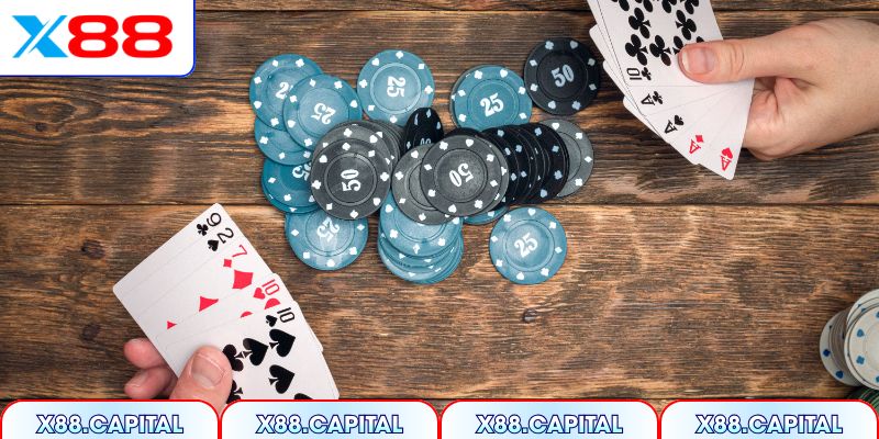 Trải nghiệm Texas Holdem Heads Up kịch tính tại X88